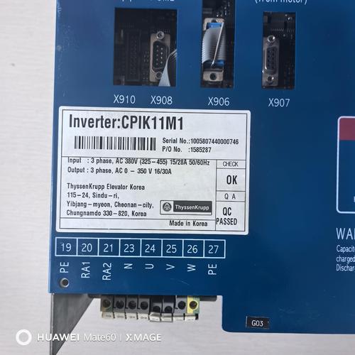 蒂森變頻器調試資料，蒂森克虜伯電梯變頻器多少錢