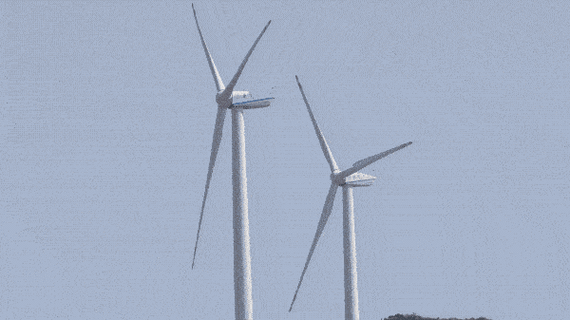 風力發電機圖片動態圖，風力發電圖片高清