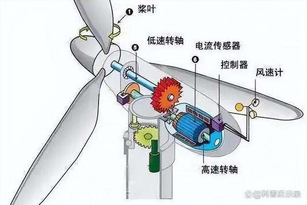 風力發電機原理3d動畫，風力發電機原理ppt